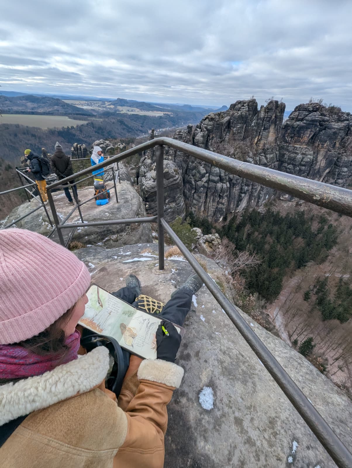 Nature Journaling im Elbsandsteingebirge - Wandern, Entspannen und Erholen